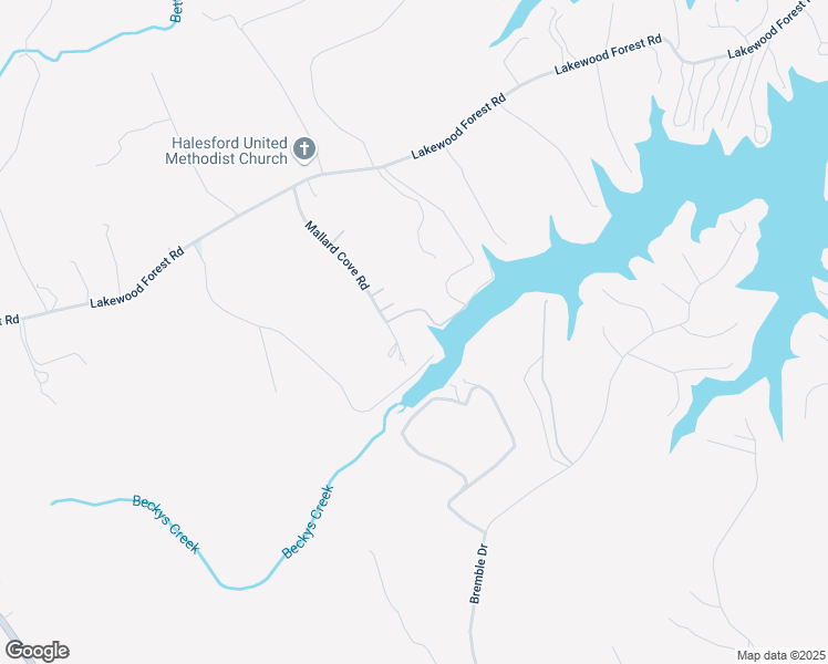 map of restaurants, bars, coffee shops, grocery stores, and more near 383 Mallard Cove Road in Moneta