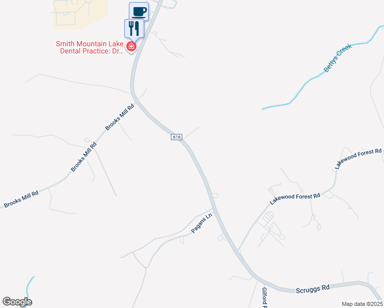 map of restaurants, bars, coffee shops, grocery stores, and more near 740 Scruggs Road in Wirtz