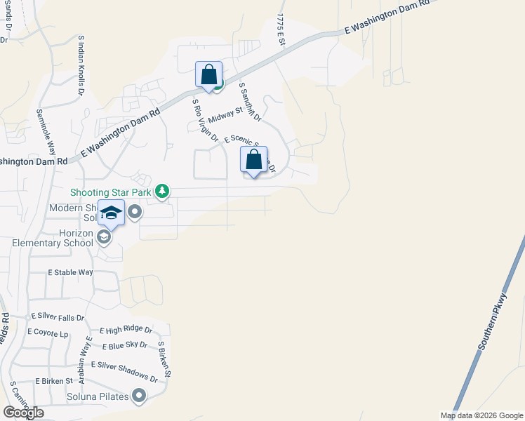map of restaurants, bars, coffee shops, grocery stores, and more near 1628 Centaurus Way in Washington