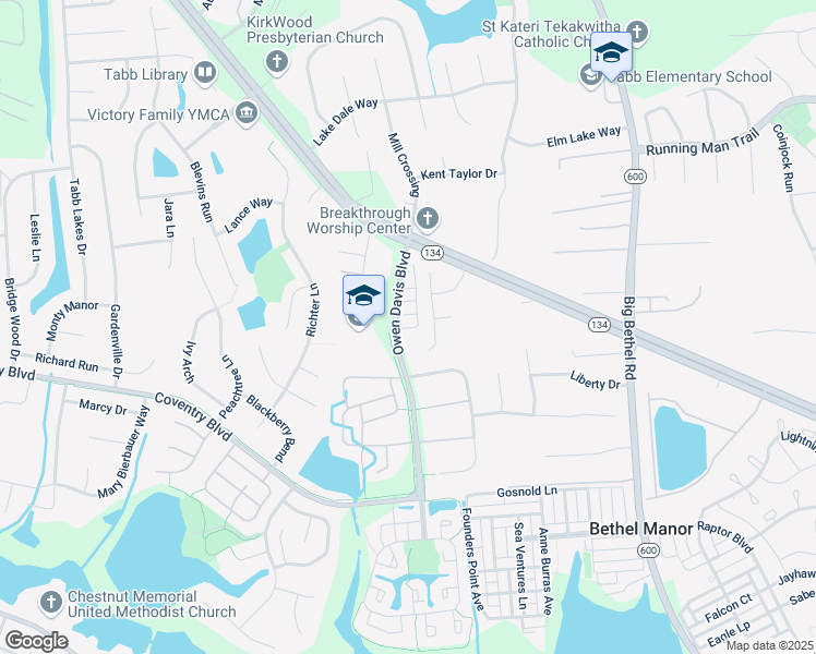 map of restaurants, bars, coffee shops, grocery stores, and more near 201 Cheswick Circle in Yorktown