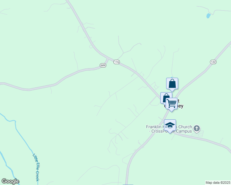 map of restaurants, bars, coffee shops, grocery stores, and more near Mystic Lane in Franklin County