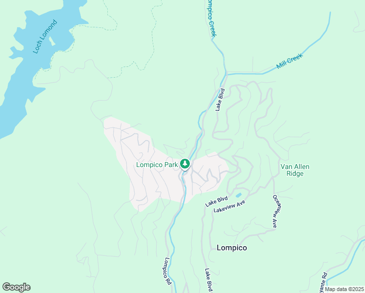 map of restaurants, bars, coffee shops, grocery stores, and more near 259 Lenore Way in Felton
