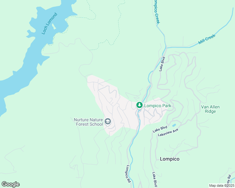 map of restaurants, bars, coffee shops, grocery stores, and more near 575 Winifred Way in Felton