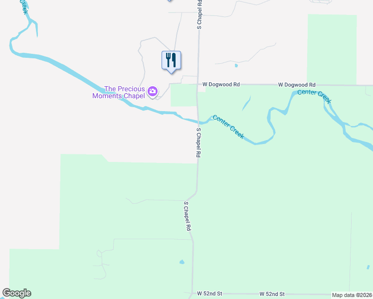 map of restaurants, bars, coffee shops, grocery stores, and more near 4105 South Chapel Road in Carthage