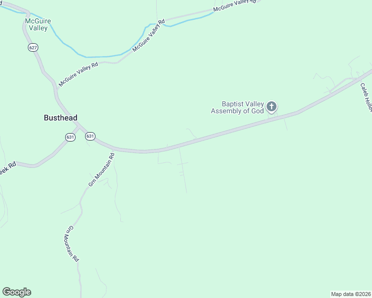 map of restaurants, bars, coffee shops, grocery stores, and more near 624 Baptist Valley Road in Cedar Bluff