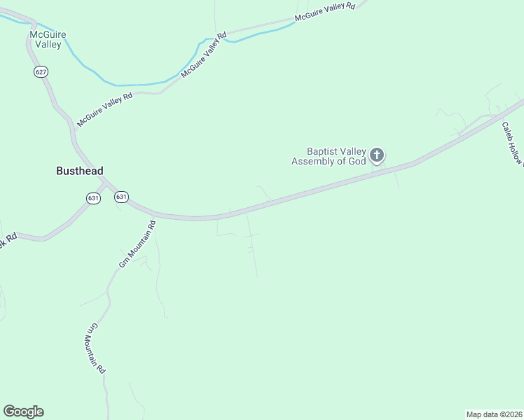 map of restaurants, bars, coffee shops, grocery stores, and more near 624 Baptist Valley Road in Cedar Bluff