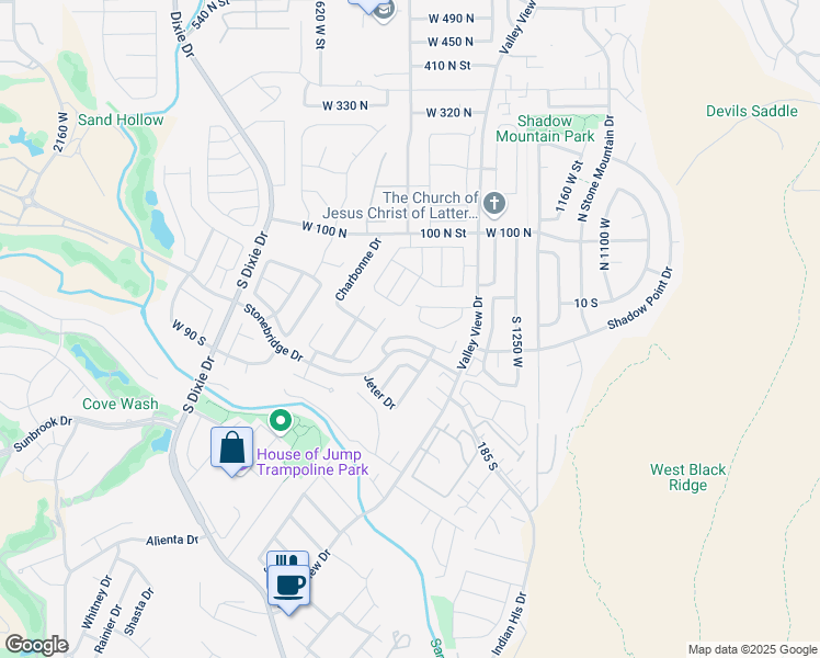 map of restaurants, bars, coffee shops, grocery stores, and more near 1456 Clinton Way in Washington