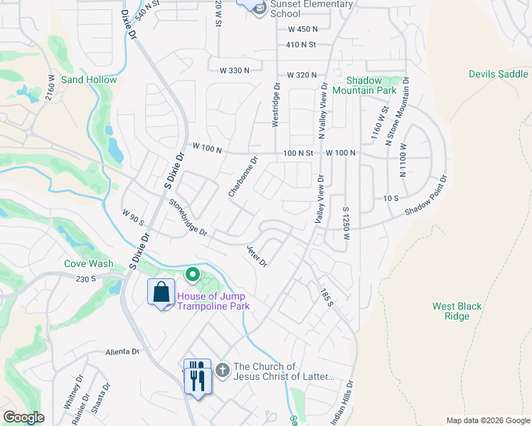 map of restaurants, bars, coffee shops, grocery stores, and more near 1456 Clinton Way in Washington