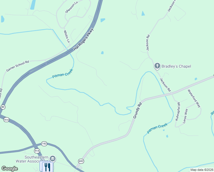 map of restaurants, bars, coffee shops, grocery stores, and more near 505 Garner Road in Somerset