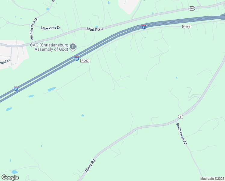 map of restaurants, bars, coffee shops, grocery stores, and more near 1727 Flanagan Drive in Christiansburg