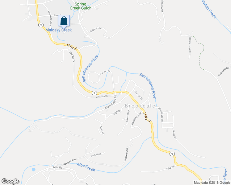 map of restaurants, bars, coffee shops, grocery stores, and more near 11368 Clear Creek Road in Brookdale