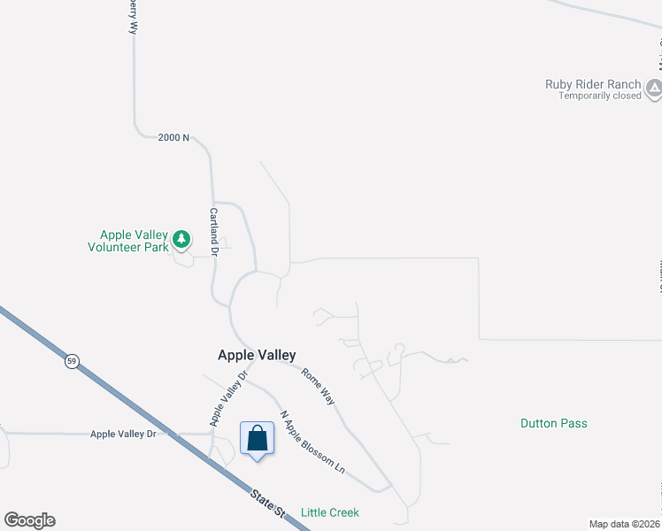map of restaurants, bars, coffee shops, grocery stores, and more near in Apple Valley