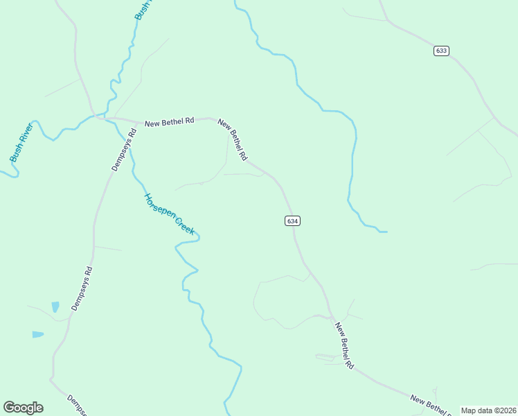 map of restaurants, bars, coffee shops, grocery stores, and more near 1228 New Bethel Road in Meherrin