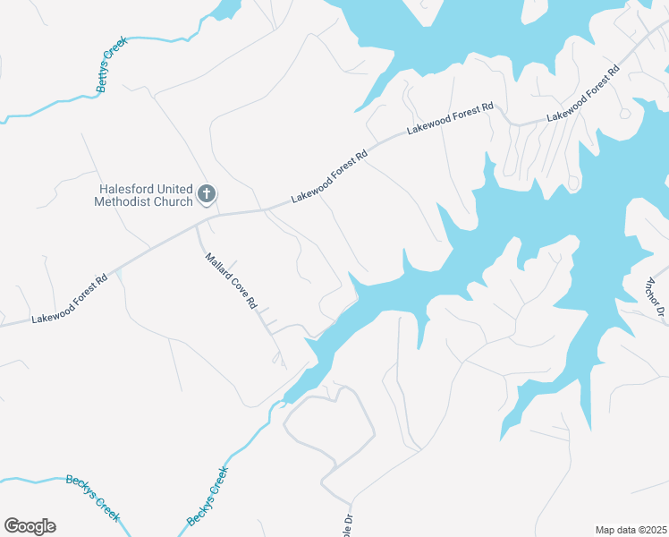 map of restaurants, bars, coffee shops, grocery stores, and more near 211 Shoreline Drive in Moneta