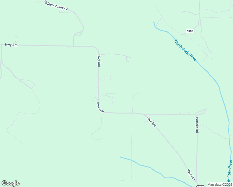 map of restaurants, bars, coffee shops, grocery stores, and more near 10477 Highway Am in Mountain Grove