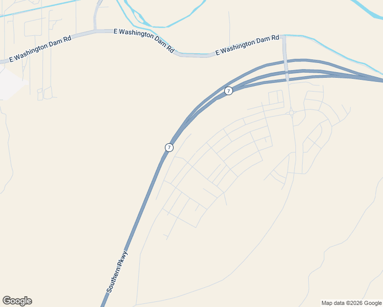 map of restaurants, bars, coffee shops, grocery stores, and more near Southern Parkway in Washington