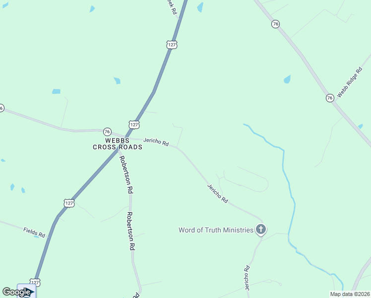 map of restaurants, bars, coffee shops, grocery stores, and more near Jericho Road in Russell Springs