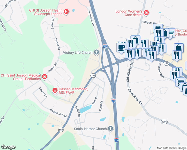 map of restaurants, bars, coffee shops, grocery stores, and more near 10 Chestnut Road in London