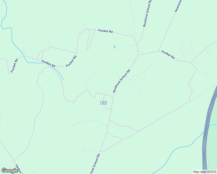 map of restaurants, bars, coffee shops, grocery stores, and more near 16273 Rockford School Road in Hurt