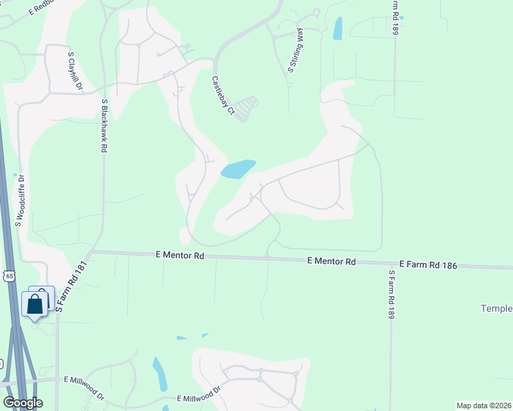 map of restaurants, bars, coffee shops, grocery stores, and more near 3820 East Eaglescliffe Drive in Springfield
