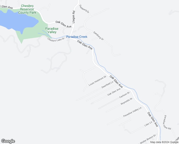 map of restaurants, bars, coffee shops, grocery stores, and more near 2150 Green Acres Lane in Morgan Hill