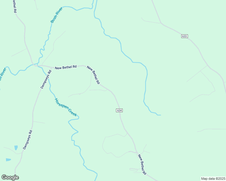 map of restaurants, bars, coffee shops, grocery stores, and more near 14167 Farmville Road in Meherrin