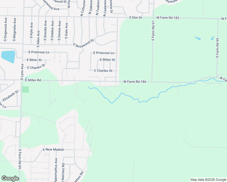 map of restaurants, bars, coffee shops, grocery stores, and more near 7987 West Farm Road 156 in Republic