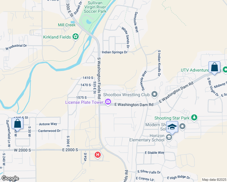 map of restaurants, bars, coffee shops, grocery stores, and more near in Washington