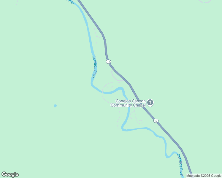 map of restaurants, bars, coffee shops, grocery stores, and more near Conejos Valley Road in Conejos County