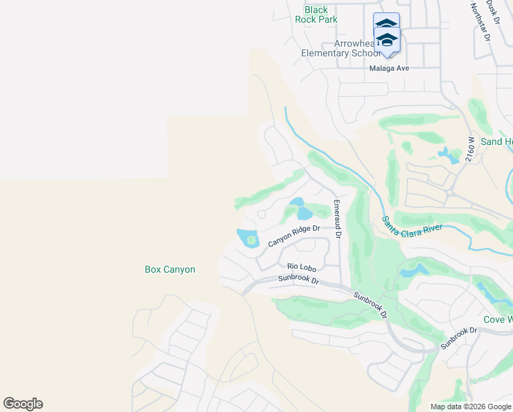 map of restaurants, bars, coffee shops, grocery stores, and more near 221 Emeraud Drive in Saint George