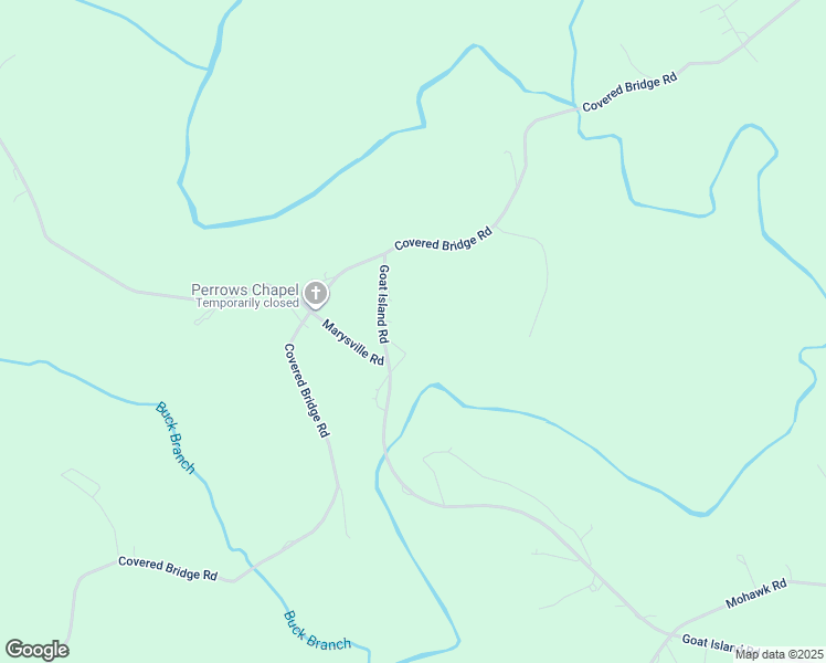 map of restaurants, bars, coffee shops, grocery stores, and more near 152 Goat Island Road in Gladys