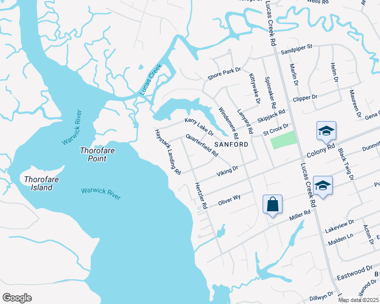 map of restaurants, bars, coffee shops, grocery stores, and more near 124 Hertzler Road in Newport News