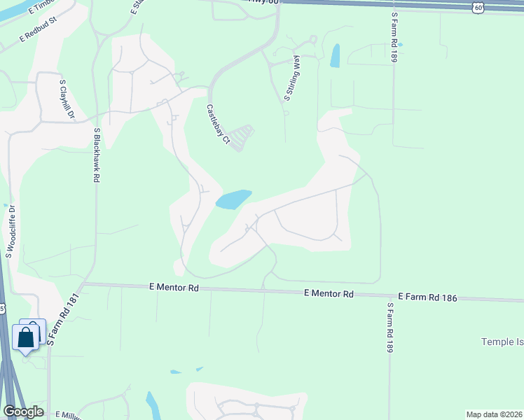 map of restaurants, bars, coffee shops, grocery stores, and more near 3806-3820 E Eaglescliffe Dr in Springfield