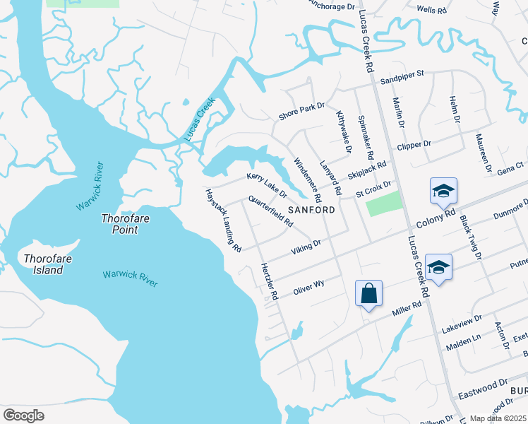 map of restaurants, bars, coffee shops, grocery stores, and more near 522 Quarterfield Road in Newport News
