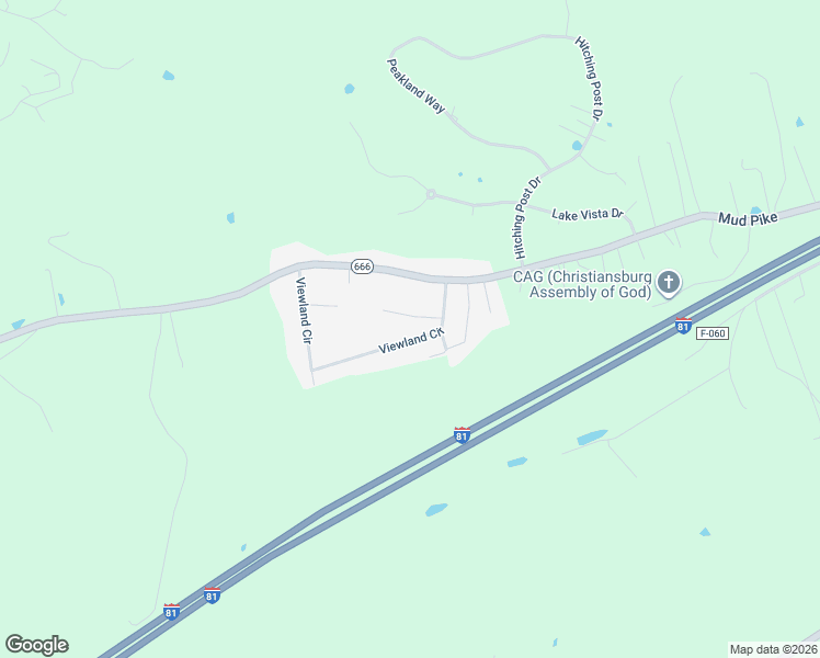 map of restaurants, bars, coffee shops, grocery stores, and more near 2148 Kinser Court in Christiansburg