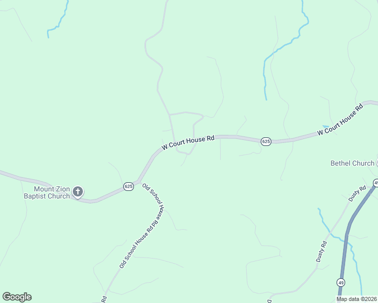 map of restaurants, bars, coffee shops, grocery stores, and more near 5703 West Courthouse Road in Crewe