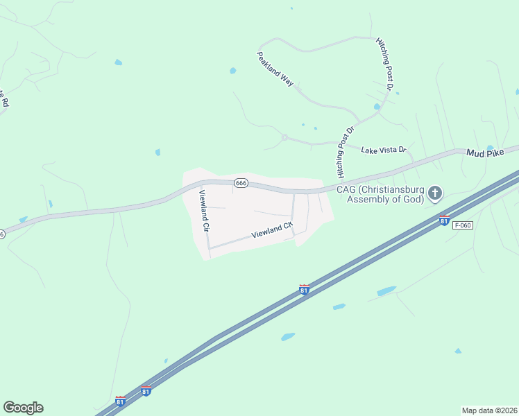 map of restaurants, bars, coffee shops, grocery stores, and more near 2148 Kinser Court in Christiansburg