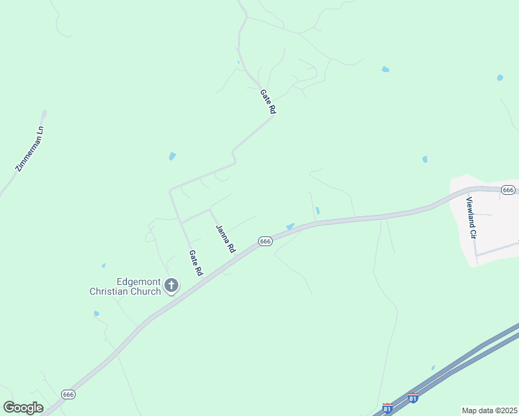 map of restaurants, bars, coffee shops, grocery stores, and more near 2642 Beulah Lane in Christiansburg