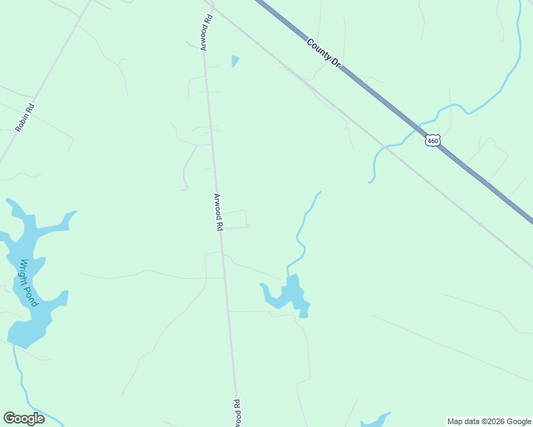 map of restaurants, bars, coffee shops, grocery stores, and more near 14525 Arwood Road in Disputanta