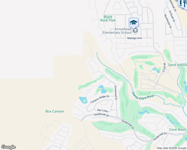 map of restaurants, bars, coffee shops, grocery stores, and more near West Emerald Drive in Washington County