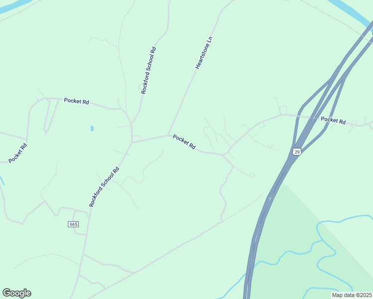 map of restaurants, bars, coffee shops, grocery stores, and more near 2701 Pocket Road in Hurt