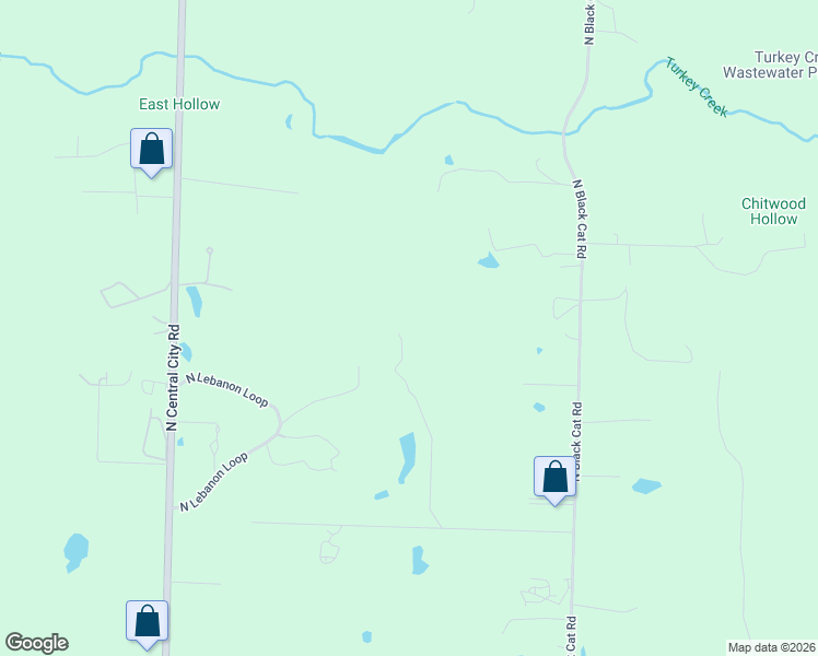 map of restaurants, bars, coffee shops, grocery stores, and more near 2326 North Strawberry Lane in Joplin
