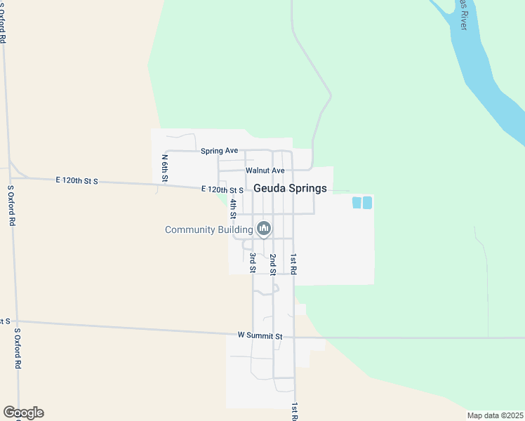 map of restaurants, bars, coffee shops, grocery stores, and more near 218 Catalpa Avenue in Geuda Springs