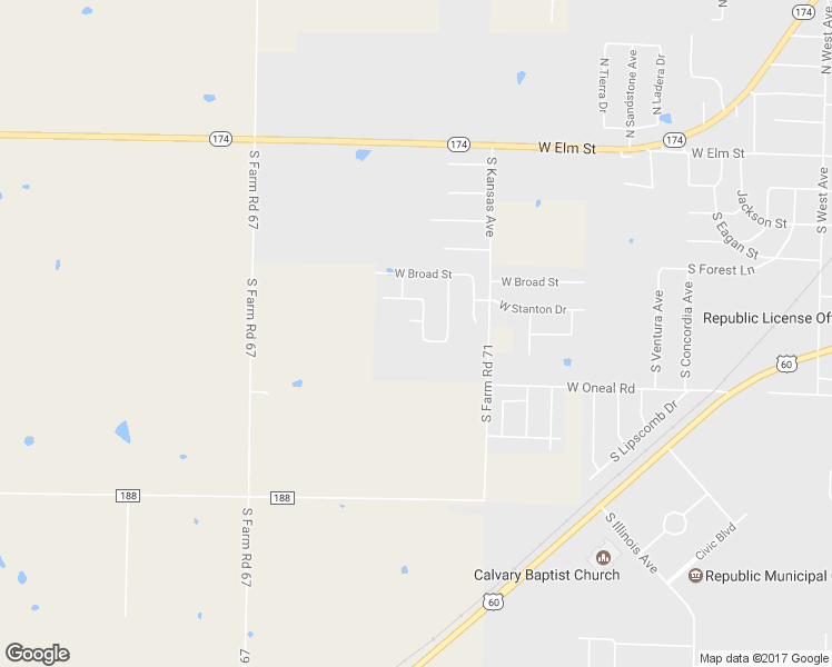 map of restaurants, bars, coffee shops, grocery stores, and more near 525 West Caroline in Republic