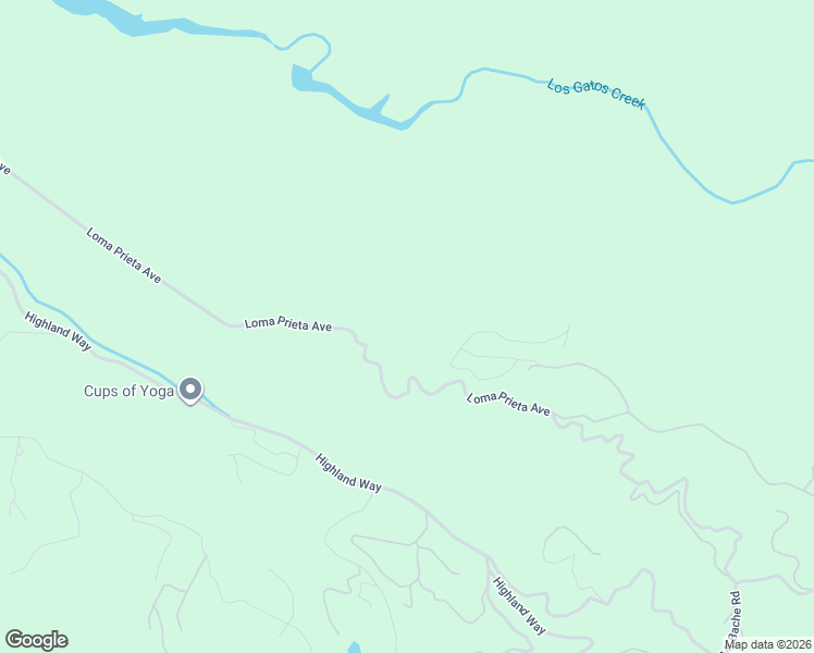 map of restaurants, bars, coffee shops, grocery stores, and more near 24733 Loma Prieta Avenue in Los Gatos