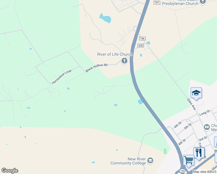 map of restaurants, bars, coffee shops, grocery stores, and more near 5189 Rockwood Road in Dublin