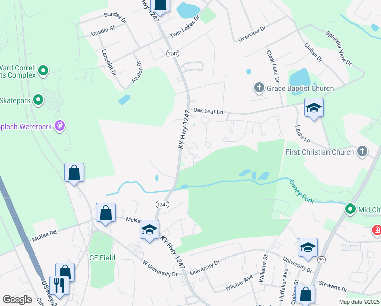 map of restaurants, bars, coffee shops, grocery stores, and more near Margaret Rose Ln in Somerset