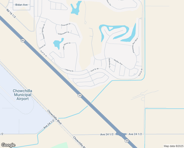 map of restaurants, bars, coffee shops, grocery stores, and more near 9150 Hunters Creek Way in Chowchilla