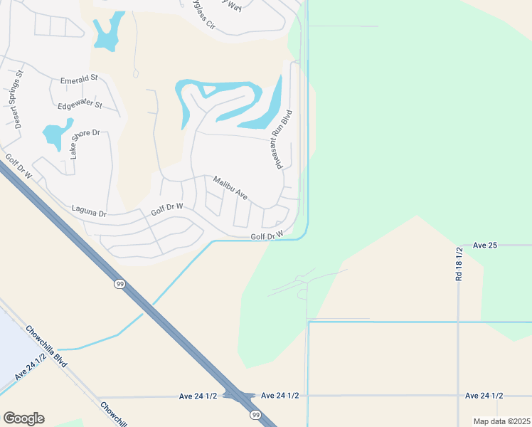 map of restaurants, bars, coffee shops, grocery stores, and more near 11007 Malibu Avenue in Chowchilla