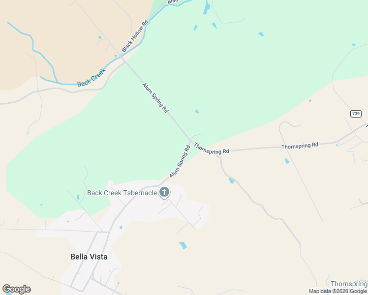 map of restaurants, bars, coffee shops, grocery stores, and more near 5915 Alum Spring Road in Pulaski